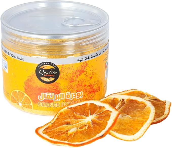Orange Powder - Dried Food - 100% Natural - Flavors - ((100 Gram))